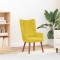 Scaun Relaxant vidaXL Catifea Galben