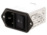 Conector AC Soclu Tată 4A 250VAC IEC 60320