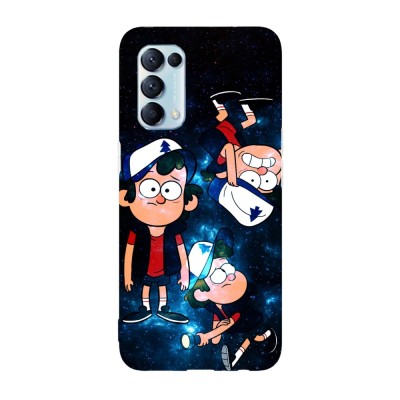 Husa compatibila cu Oppo A54s, Viceversa, model Dipper Pines Gravity falls, Silicon, TPU foto