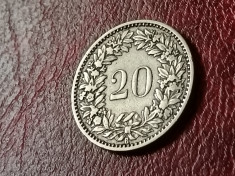 20 rappen 1881 (Tiraj = 1.000.000) [poze] foto