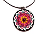 Colier de lemn cu mandala 47261