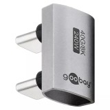 Adaptor USB-C3.1 mama - USB-C tata la 180 in forma de U Thunderbolt 3 /4 Goobay 74446