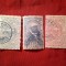 2 Timbre Etiopia 1909 Rege Menelik II 1/4g si 2g stampilate