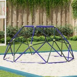 Dome Cățărări Copii vidaXL, 255cm, 200kg, 3-10 Ani, Exterior, Albastru/Galben, Oțel Vopsit, Sigur &amp; Distractiv