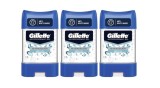Set 3 x Gillette Artic Ice Deodorant Stick Clear 70ml