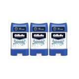 Set 3 x Gillette Artic Ice Deodorant Stick Clear 70ml