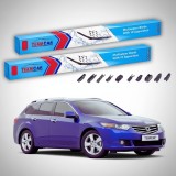 Cumpara ieftin Ștergătoare Honda Accord Gen VIII Tourer (CW) Estate 2008-2015 | Set Față Flat Premium &ndash; TeamCar&reg;
