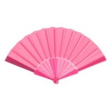 Evantai din Plastic, Fucsia, 23cm, CMCLASS