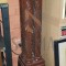 PIEDESTAL din LEMN, Sculptat In Stil &quot;NEOBRANCOVENESC&quot;, H = 104cm.