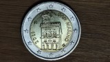 San Marino - moneda de colectie bimetal rara - 2 euro 2011 UNC - Palatul public, Europa
