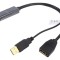 Adaptor DisplayPort la HDMI 0,2m neagră