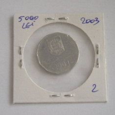 M1 C10 - Moneda foarte veche 130 - Romania - 5000 lei 2003