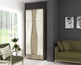 Dulap 2Usi S Cu Despartitor, 90x50x198 cm, k002+k001, MP