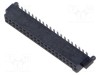 Conector PCB-PCB mamă 40 PIN 1,27mm SFC gold flash THT - SAMTEC