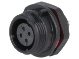 Soclu Mamă 4 PIN IP68 5A pentru Panou