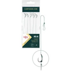 Carlige Legate Carp Zoom Power Feeder Barbless, 10cm, Nr.8, 0.18mm, 5buc/plic foto