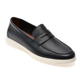 Mocasini GRYXX bleumarin, MU140, din piele naturala