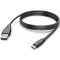 Cablu date/incarcare Hama, USB A-C, 3m, Negru