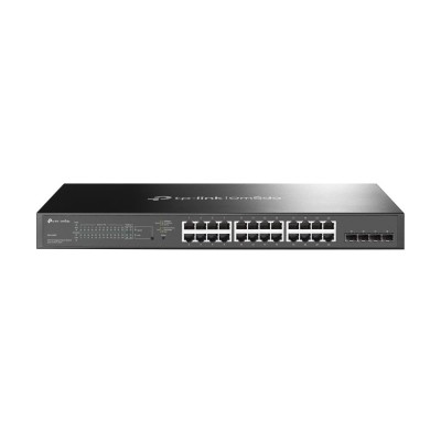 Switch 24 porturi PoE RJ45 1G, 4 x SFP 1G, L2 Management, 1U - TP-Link Omada SG2428P foto