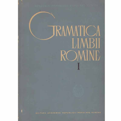 - Gramatica limbii romane vol.1 - 132360 foto