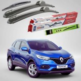 Cumpara ieftin Ștergătoare Renault Kadjar I SUV 2017-2018 | Set Față și Spate Flat &ndash; TeamCar&reg;