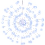 Cumpara ieftin Lumina stelara de Craciun 140 LED-uri alb rece 17 cm