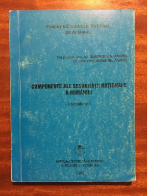 Componente ale Securitatii Nationale a Romaniei (1996) - Fund. Col. Nat. de Apar foto