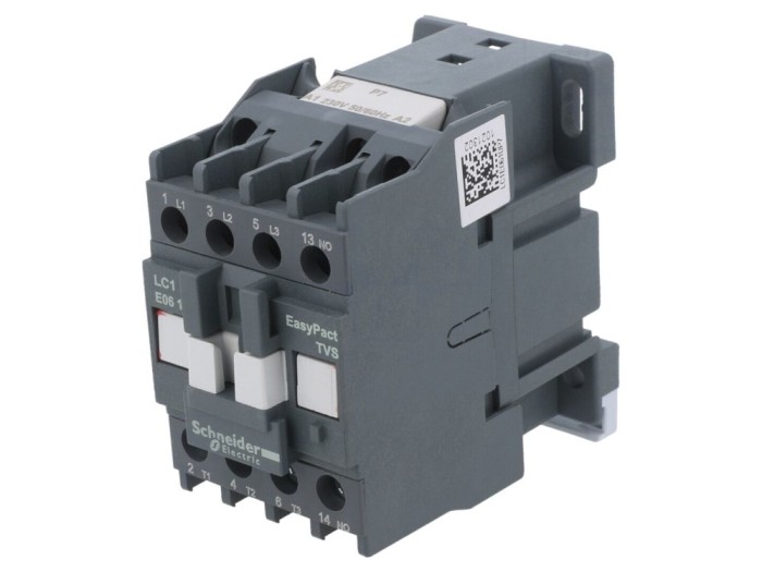 Contactor 3P NO 230VAC 6A