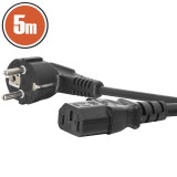 Cablu alimentare 5m pentru computer 3X0.75mm 10A 250V, Generic