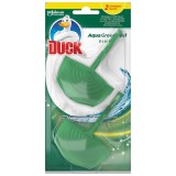 Odorizant wc baie Duck Aqua Green 4in1, pin, 2 x 36 g