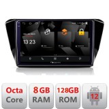 Navigatie Skoda Superb 3 2015-2017 Android 12 QLED 2K 8GB RAM 128GB