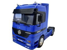 Macheta cap tractor Mercedes Actros 1857 albastru 4x2 1/32 Welly