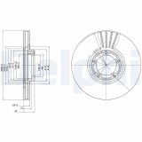 Disc frana Ford Transit, Transit Sasiu, Transit Tourneo Motor 2.0, 2.0, 2.0, 2.0, 2.0 CNG, 2.0 i, 2.0 i, 270x24.3mm, 42.9 mm, OE 1514235