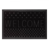 Covoras Usa Welcome 60x40cm Cauciuc Mocheta Negru Intrare Exterior