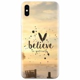 Husa silicon pentru Apple Iphone X, Believe In Yourself