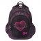 Ghiozdan clasele V-VIII, 4 compartimente, Majewski, Gama St. Right, Colectia Virtual Heart 2024, BP-06