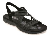 Cumpara ieftin Sandale SKECHERS negre, REGGAE SLIM, din material textil