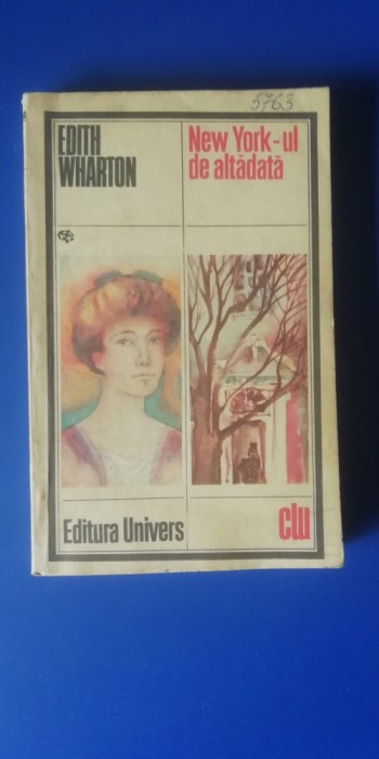 myh 712 - EDITH WHARTON - NEW YORK-UL DE ALTA DATA - Ed 1984