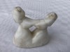 Sculptura moderna din marmura infatisand doua femei dansand, Europa