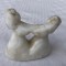 Sculptura moderna din marmura infatisand doua femei dansand