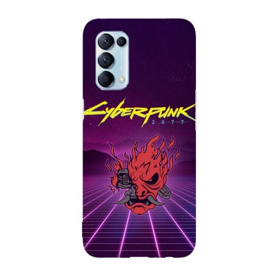 Husa compatibila cu Oppo A73, Viceversa, model Cyberpunk Robot Mask, Silicon, TPU foto
