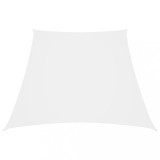 VidaXL Parasolar, alb, 2/4x3 m, țesătură oxford, trapez