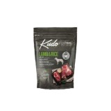 Kudo Adult Mini Sensitive, hrană uscată pentru c&acirc;ini, presată la rece, miel și orez, 3kg