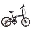 Bicicleta Pliabila Devron Practic 10 Negru 20 inch 6 Viteze Urbana