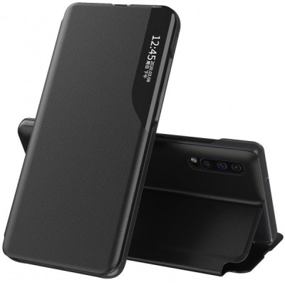 Husa pentru Samsung Galaxy A05s A057, OEM, Eco Leather View, Neagra foto
