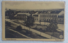 Carte postala Turnu Severin Parcul garii foto