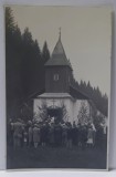 VALEA GLODU - PUTNA , CAPELA ORTODOXA , FOTOGRAFIE FORMAT CARTE POSTALA , 1929