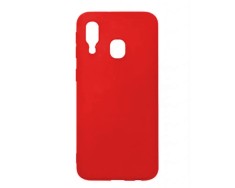 Husa Samsung Galaxy A40 Rosu Silicon Slim protectie Premium Carcasa foto