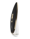 Vibrator Clitoris Satisfyer Luxury Haute Couture, Silicon &amp; Piele, 11 Nivele Aer + 10 Vibratii, Reincarcabil, 19.2cm