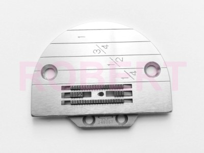 Placa ac E18 + dinti transportori pt masini cusut industriale liniare Jack, Juki foto